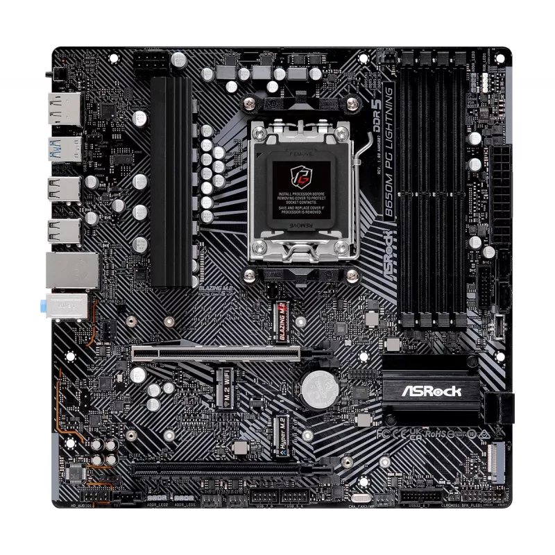 ASRock B650M PG Lightning AM5 Micro-ATX Płyta Główna