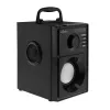 Głośnik bezprzewodowy MEDIA-TECH MT3179, 20W (RMS 15W), Bluetooth 5.1, FM, MicroSD, USB, AUX, Li-Ion, 6 h, obudowa drewniana