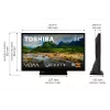 Telewizor Toshiba 24WV3F63DG 24 cale LED HD