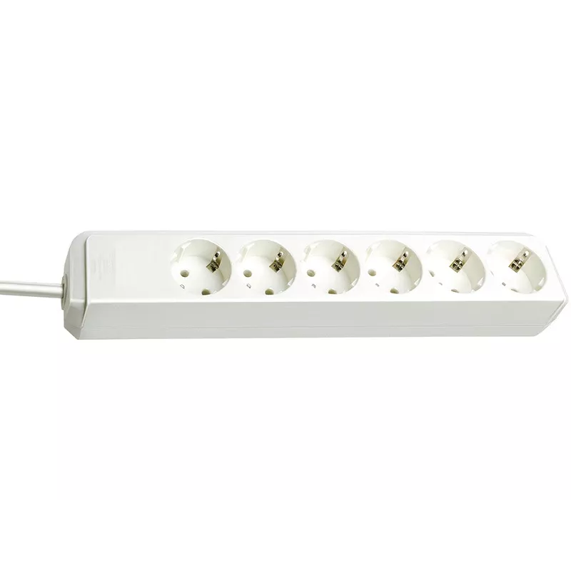Listwa zasilająca brennenstuhl Eco-Line, 6-gniazdowa, biała (1159420015)