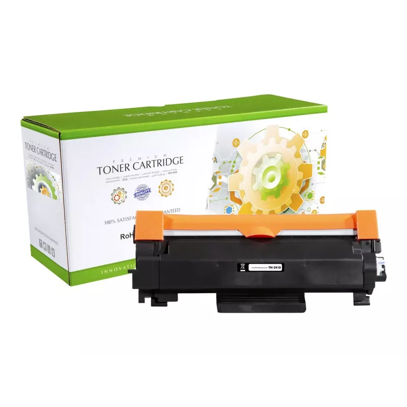 Kaseta z tonerem STATIC kompatybilna z Brother TN-2410BK czarny regenerowany 1200 stron