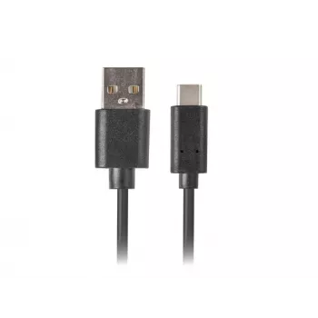 Kabel USB A na USB C LANBERG CA-USBO-20CU-0018-BK — USB 2.0, 1,8 m, czarny