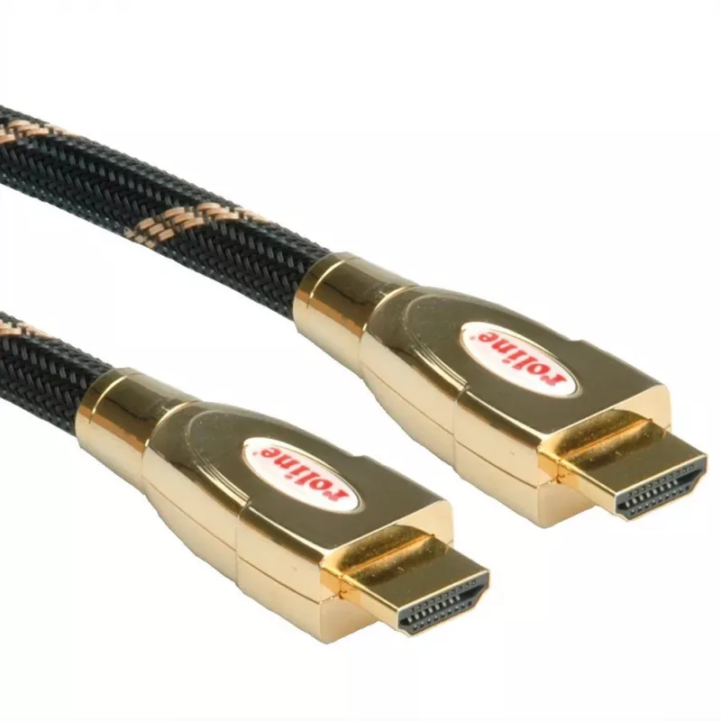 Kabel HDMI ROLINE GOLD Ultra HD 1m