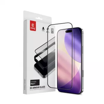 Ramka instalacyjna do szkła hartowanego Crong do iPhone 17 (model CRG3DAGIP1763)