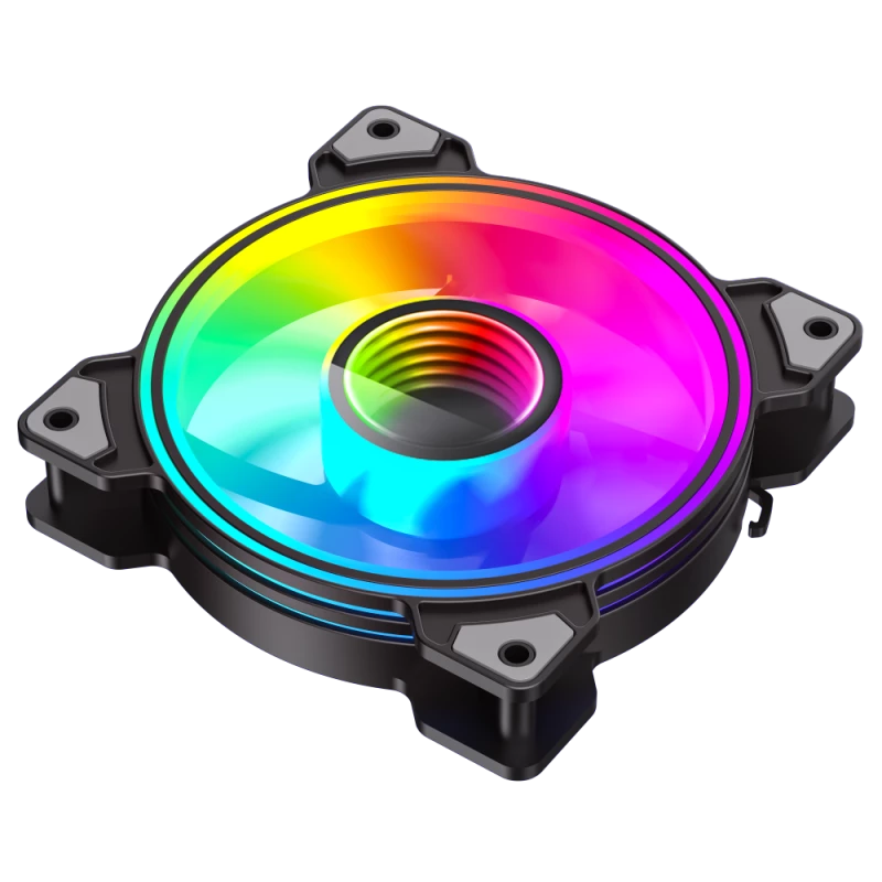 Gamemax | Wentylator obudowy | DUAL RING INFINITY | Czarny