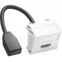 Nośnik multimedialny OBO Bettermann HDMI MTS-HD F RW1 m. kabel gniazdo-gniazdo 45x45mm (6104838)