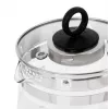 Czajnik Adler AD 1299 | Elektryczny | 2200 W | 1,5 L | Szkło | Obrotowa podstawa 360° | Czarny