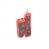 LANBERG tester sieciowy NT-0501 — obsługa RJ-11/RJ-12/RJ-45, maks. długość 250 m, wbudowana bateria, wskaźniki LED, czarny