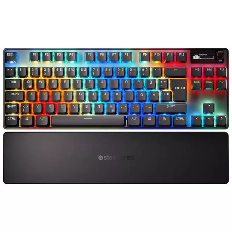 Mechaniczna klawiatura gamingowa STEELSERIES Apex Pro TKL Gen 3 Wireless RGB, tenkeyless