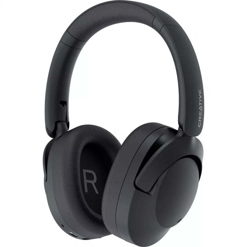 Słuchawki Creative Labs Zen Hybrid 2 przewodowe i bezprzewodowe, opaska na głowę, rozmowy/muzyka, USB Type-C, Bluetooth, czarne
