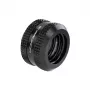 Złączka Barrow do twardych rurek 16 mm, gwint G1/4 inch — prosta, czarna złączka kompresyjna do sztywnych rurek 16 mm
