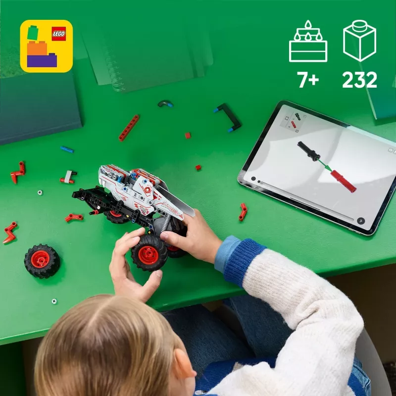 LEGO TECHNIC 42200 Monster Jam™ ThunderROARus™ z napędem pull-back