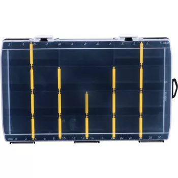 Stanley STST81681-1. Produkttyp: Aufbewahrungsbox, Produktfarbe: Schwarz, Gelb, Form: Rechteckig. Breite: 357 mm, Tiefe: 229 mm, Höhe: 48 mm (STST8168
