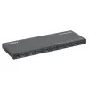 Manhattan 4K@60Hz 8-portowy rozdzielacz HDMI ze skalowaniem w dół, rozdziela jedno wejście HDMI na osiem wyjść HDMI (1x8), 18G, przełącznik EDID do skalowania w dół, czarny