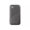 WD My Passport SSD WDBAGF0040BGY - SSD - szyfrowany - 4 TB - zewnętrzny (przenośny) - USB 3.2 Gen 2 (złącze USB-C) - 256-bitowy AES - Szary