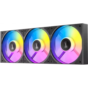 Antec C120 ARGB Rewersyjne wentylatory do obudowy 120 mm - 3 szt., Czarny