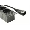 Listwa zasilająca Gembird EG-PDU-014-FC14, 8 gniazd AC, wejście C14, kabel 3 m, obudowa aluminiowa 1U, 10 A, 3680 W