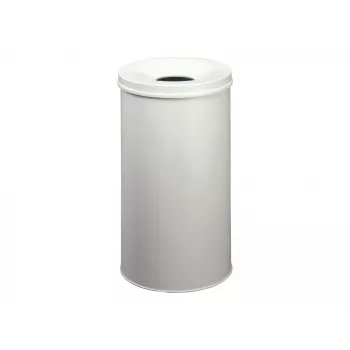 Trash Can Durable 330710 60L Round Steel szary