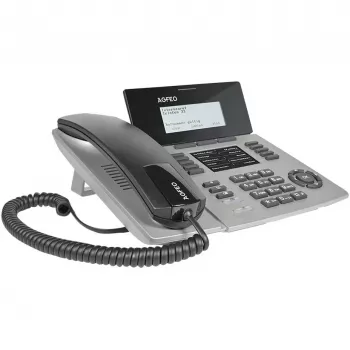 Stacja interkomowa IP agfeo ST 54 srebrny — wewnętrzna stacja interkomowa IP, model ST 54 (6101729)