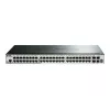 D-Link 52-portowy Gigabitowy przełącznik Smart Managed z możliwością układania w stos, w tym 4 x 10G SFP+