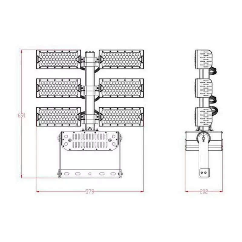 Synergy 21 LED Reflektor Obiektowy/Stadionowy 720W IP66 cw