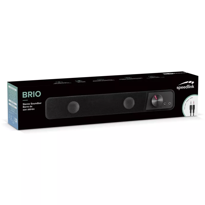 Głośnik SPEEDLINK BRIO Czarny 6 W