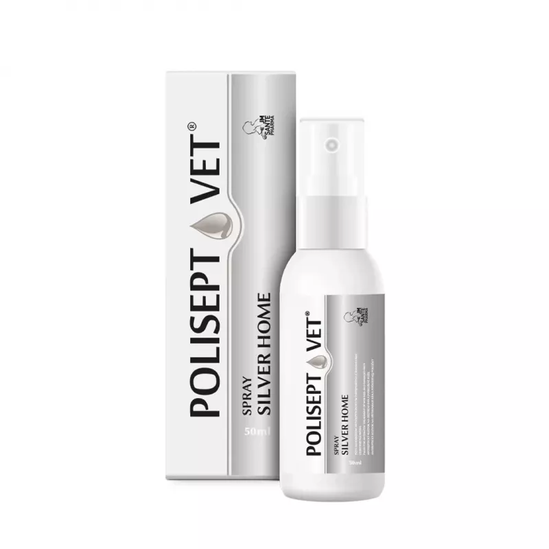 Spray na rany JM Sante Polisept Vet 50 ml dla psów i kotów, butelka plastikowa 50 ml