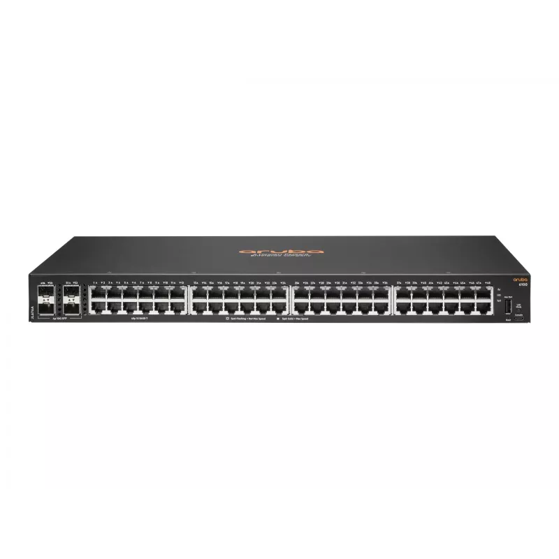 Przełącznik zarządzalny HPE Aruba 6100 48G 4SFP+
