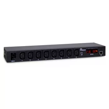 Inter-Tech SW-0816 listwa zasilająca (PDU) 8 gniazd AC Czarny