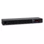 Inter-Tech SW-0816 listwa zasilająca (PDU) 8 gniazd AC Czarny