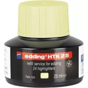 Wkład z tuszem Edding e-HTK25 żółty do markerów Edding e-HTK25, model 4-HTK25135