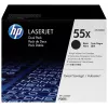HP 55X zestaw 2 szt. Czarny oryginalny toner LaserJet o wysokiej wydajności