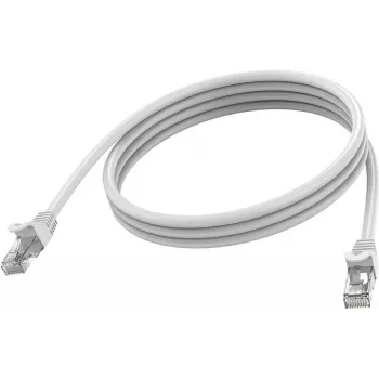 Kabel sieciowy Vision TC 1MCAT6A 1m Cat6a U/UTP Biały