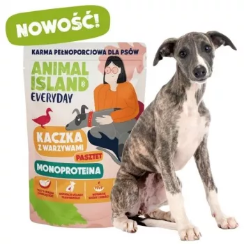 ANIMAL ISLAND Monoproteina cielęcina/kaczka/indyk karma dla psa 9×300g