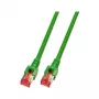 EFB-Elektronik Kabel krosowy RJ45 Cat.6 S/FTP LSZH zielony 0,15 m Producent: EFB Elektronik (K5514.0,15)