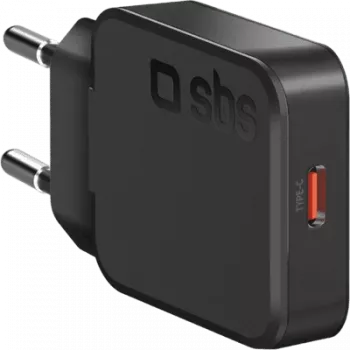 SBS PD Reiselader UltraSlim 20W USB-C GaN czarny (TETRGAN1C20SLIM)
