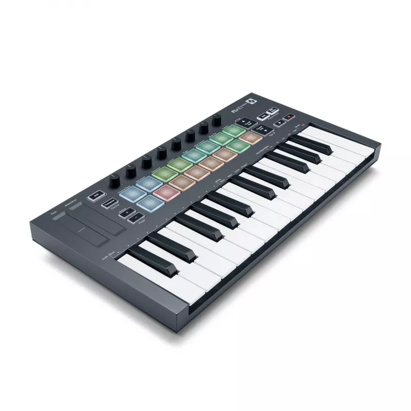 Novation FLKEY Mini - klawiatura MIDI dedykowana do oprogramowania FL Studio, 25 klawiszy.