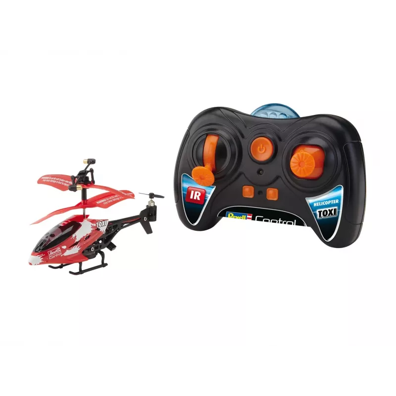 Helikopter RC Revell TOXI silnik elektryczny, LiPo 75 mAh, 15 g, biały/czerwony/czarny