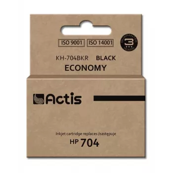 Tusze Actis KH-704BKR (zamiennik HP 704 CN692AE; Standard; 15 ml; czarny)