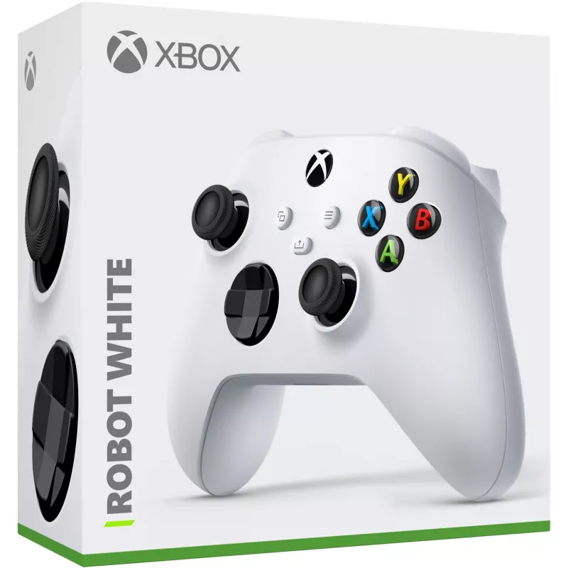 Microsoft Xbox Wireless Controller - Gamepad - Bezprzewodowy - Bluetooth - Robot biały - do PC, Microsoft Xbox One, Android, Microsoft Xbox Series S, Microsoft Xbox Series X