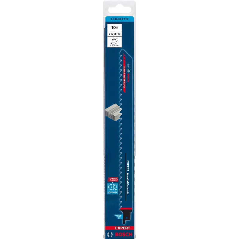 Bosch 2 608 900 412 brzeszczot do wyrzynarek/pił szablastych/pił tarczowych Piła szablasta Węglik spiekany 10 szt.