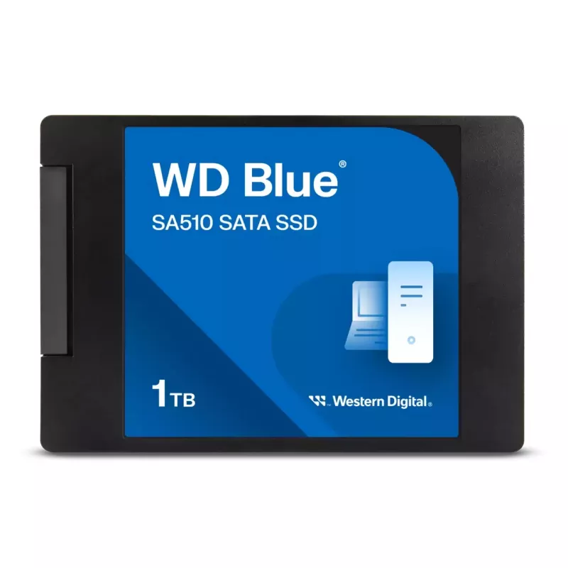 WD Niebieski SA510 - SSD - 1TB - wewnętrzny - 2.5 (6,4 cm) - SATA 6Gb/s (WDBB8H0010BNC-WRSN)