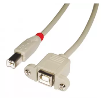 Lindy 31800 USB kabel 0.5 m USB B szary