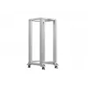 LANBERG 19-calowa otwarta szafa rack 27U 600x800 mm szara, 27U otwarta rama serwerowa