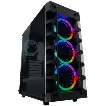 LC Power Gaming 709B Solar_System_X - Tower - ATX - bez zasilacza - Czarny - USB/Audio (LC-709B-ON)