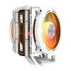 Chłodzenie procesora Darkflash E400 PLUS (białe) — aktywne chłodzenie powietrzem CPU, konstrukcja wieżowa, konfiguracja z jednym wentylatorem