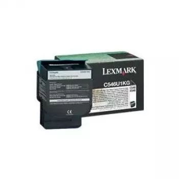Lexmark Toner C546U1KG - czarny - wydajność: 8 000 stron (C546U1KG)