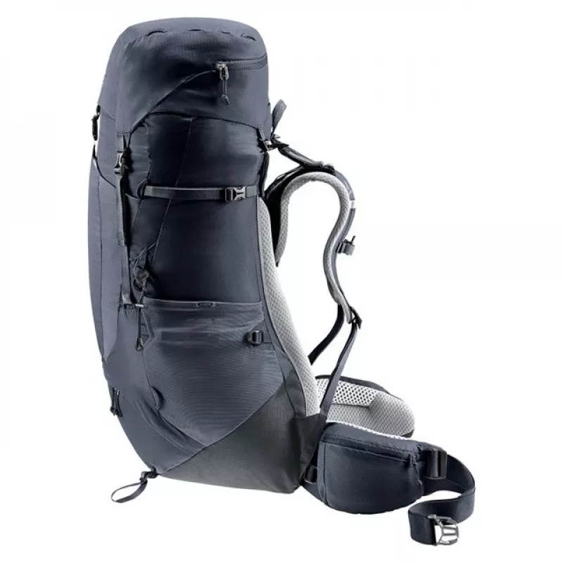 Damski plecak turystyczny Deuter Aircontact Lite 45+10 SL, czarny