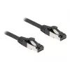 Kabel sieciowy DeLOCK 80566 RJ-45 Cat8.1 0,25 m czarny