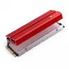 Chłodzenie M.2 SSD Jonsbo M.2-6 czerwony 2280 pasywny radiator dla dysków 2280 NVMe/SATA